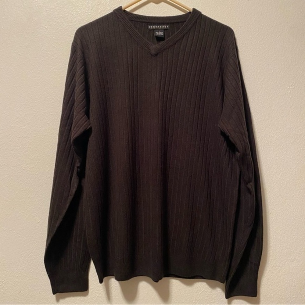 Consensus Sportswear Sweater Mens Size‎ Large PullOver Lightweight Black